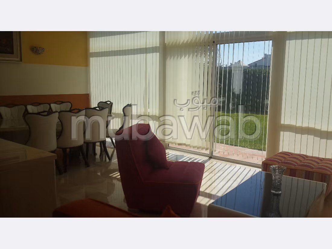 Belle villa Meublée à louer à Dar Bouazza