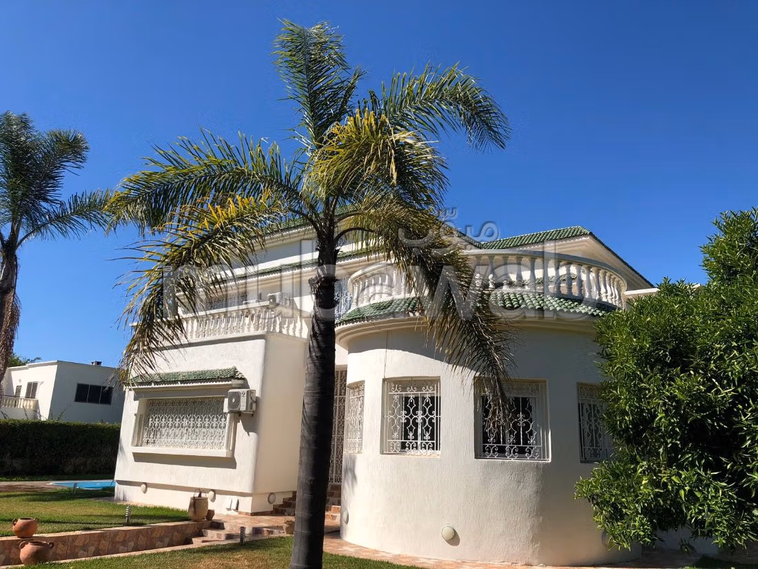 Villa a louer a hay reyad rabat