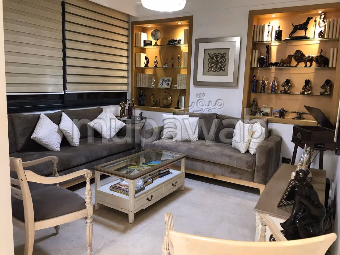 منزل رائع للكراء ببوسكورة. 7 قطع كبيرة. مفروشة. 