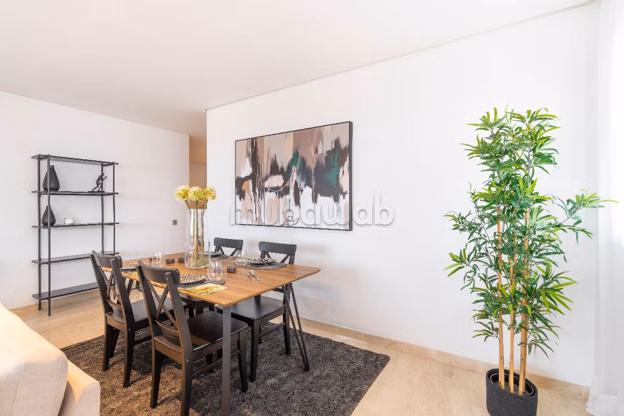 شقة للبيع ببوسكورة. 3 غرف ممتازة. مطبخ مجهز.