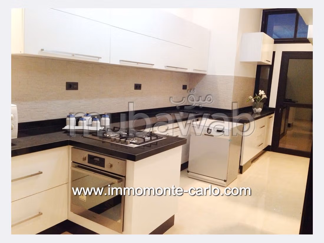 Affitto di uno splendido appartamento a Agdal. Superficie di 170 m². ammobiliato. 