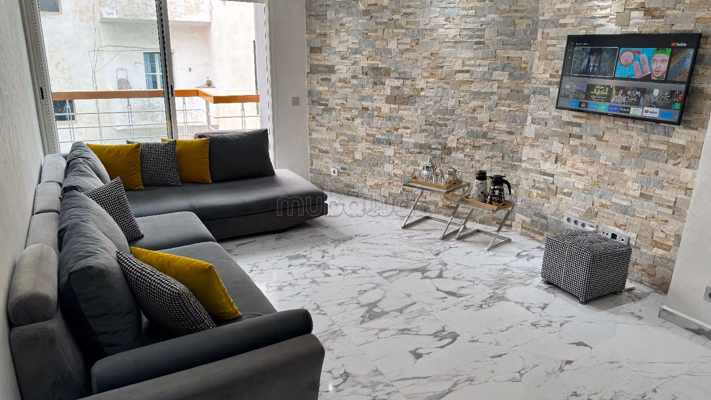 Apartments for rent in Anfa. Surface area 119 m². Satellite dish and security