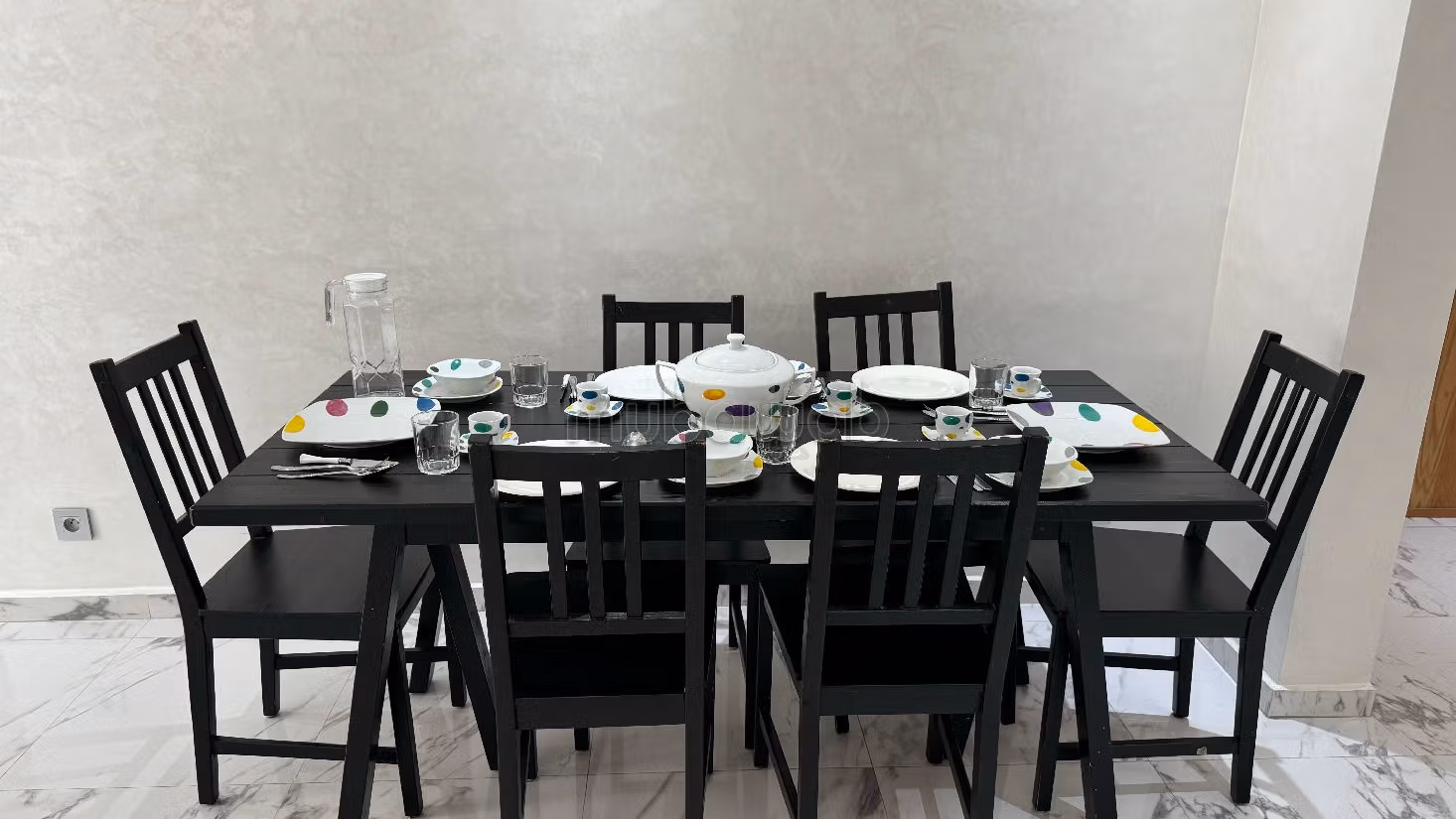 Apartments for rent in Anfa. Surface area 119 m². Satellite dish and security