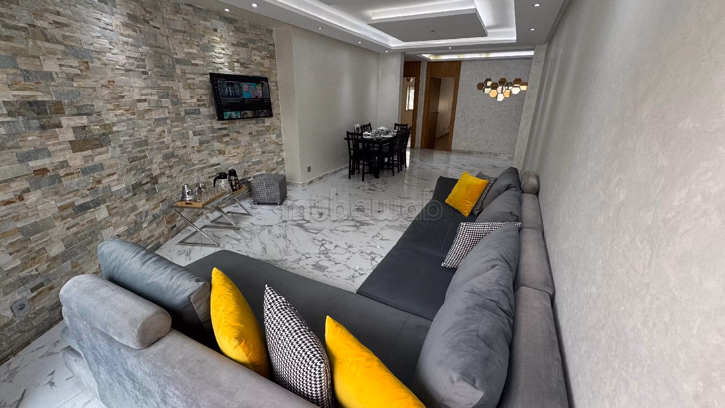 Apartments for rent in Anfa. Surface area 119 m². Satellite dish and security