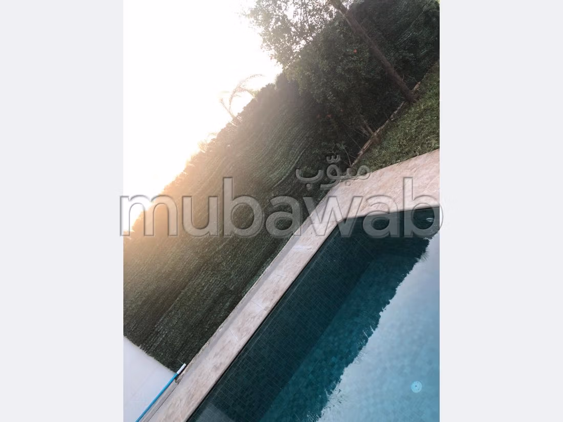 Palmeraie location villa meublée front golf 300 m²