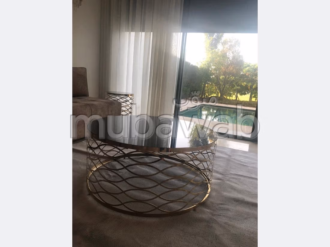 Palmeraie location villa meublée front golf 300 m²