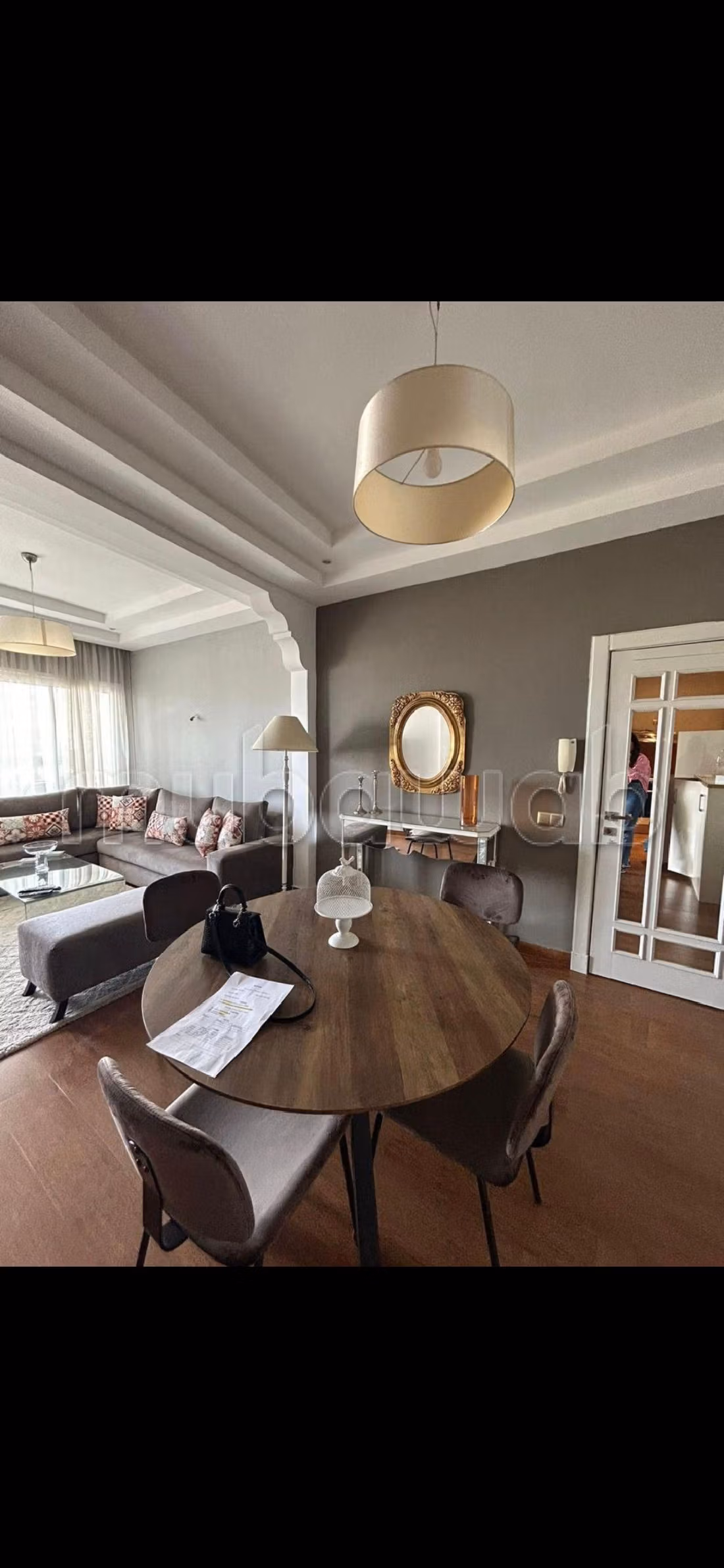 Very nice apartment for rent in Tanger City Center. Large area 65 m². Furnishings. 