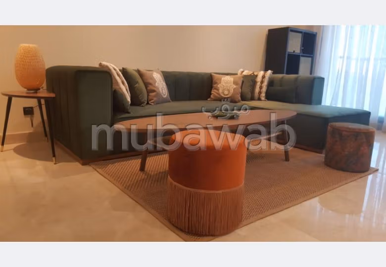 Appartement 2ch à Bouskoura Meublée FRONT GOLF