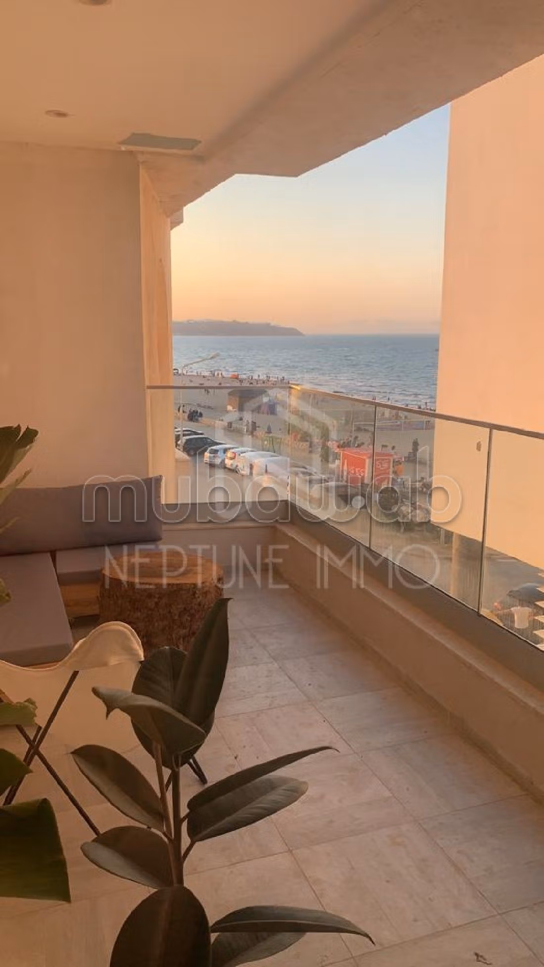 A Louer appartement vue sur mer La Marsa