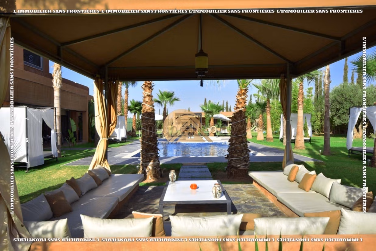 Villa casa vacanze ammobiliata in affitto con piscina riscaldata, giardino privato e bungalow - Route d'Ouarzazate, Marrakech
