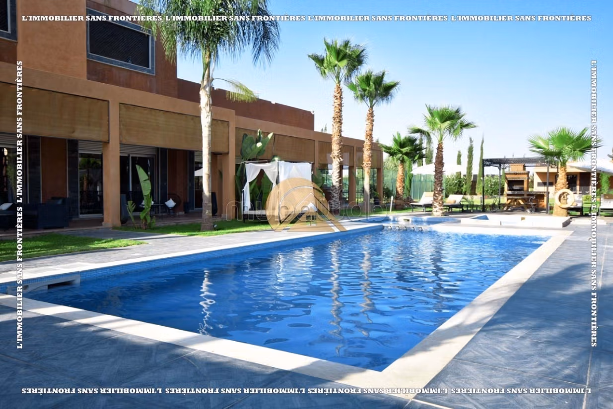 Villa casa vacanze ammobiliata in affitto con piscina riscaldata, giardino privato e bungalow - Route d'Ouarzazate, Marrakech