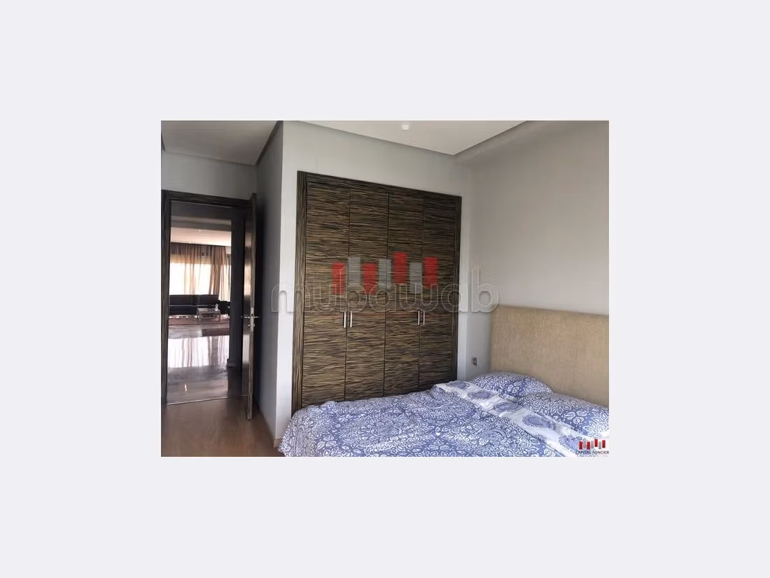 Deux chambres meuble avec vue sur piscine/bouskoura