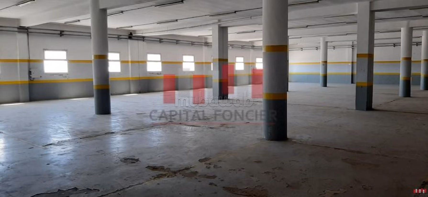 Usine industrielle de 2500 m2 de surface utile a la location a bouskoura oulad saleh