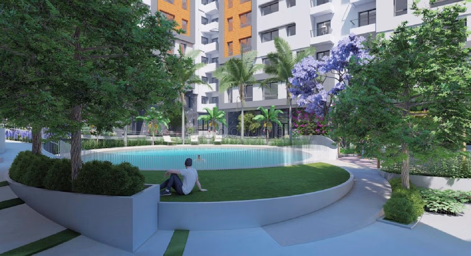 Appartement à l'achat à Marjane. Superficie 130 m². Prestation de conciergerie, belle Piscine
