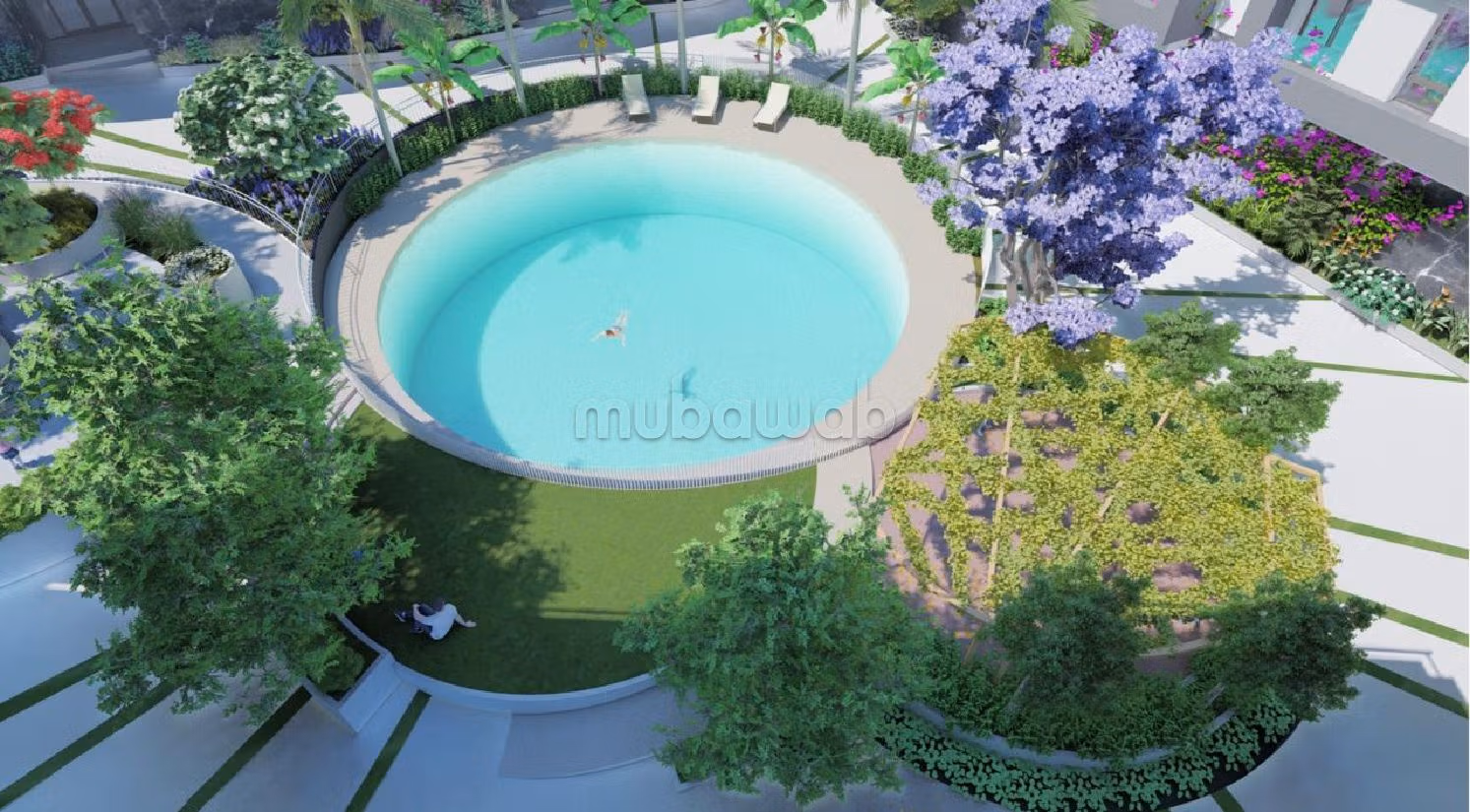 Appartement à l'achat à Marjane. Superficie 130 m². Prestation de conciergerie, belle Piscine