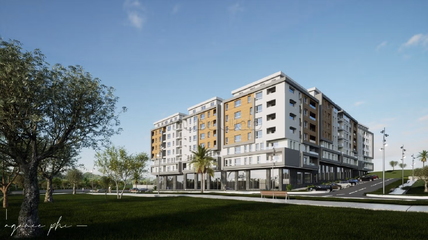 Vendita di uno splendido appartamento a Marjane. 3 camere. Con ascensore e giardino. 