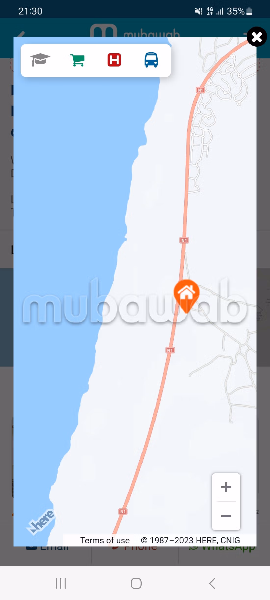 أرض ممتازة للبيع بهوارة . المساحة 283 م².