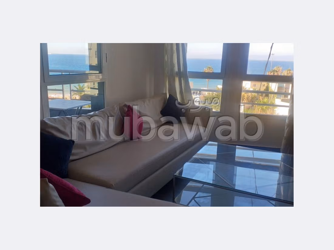 Appartement a louer a tanger avec terrasse vue mer