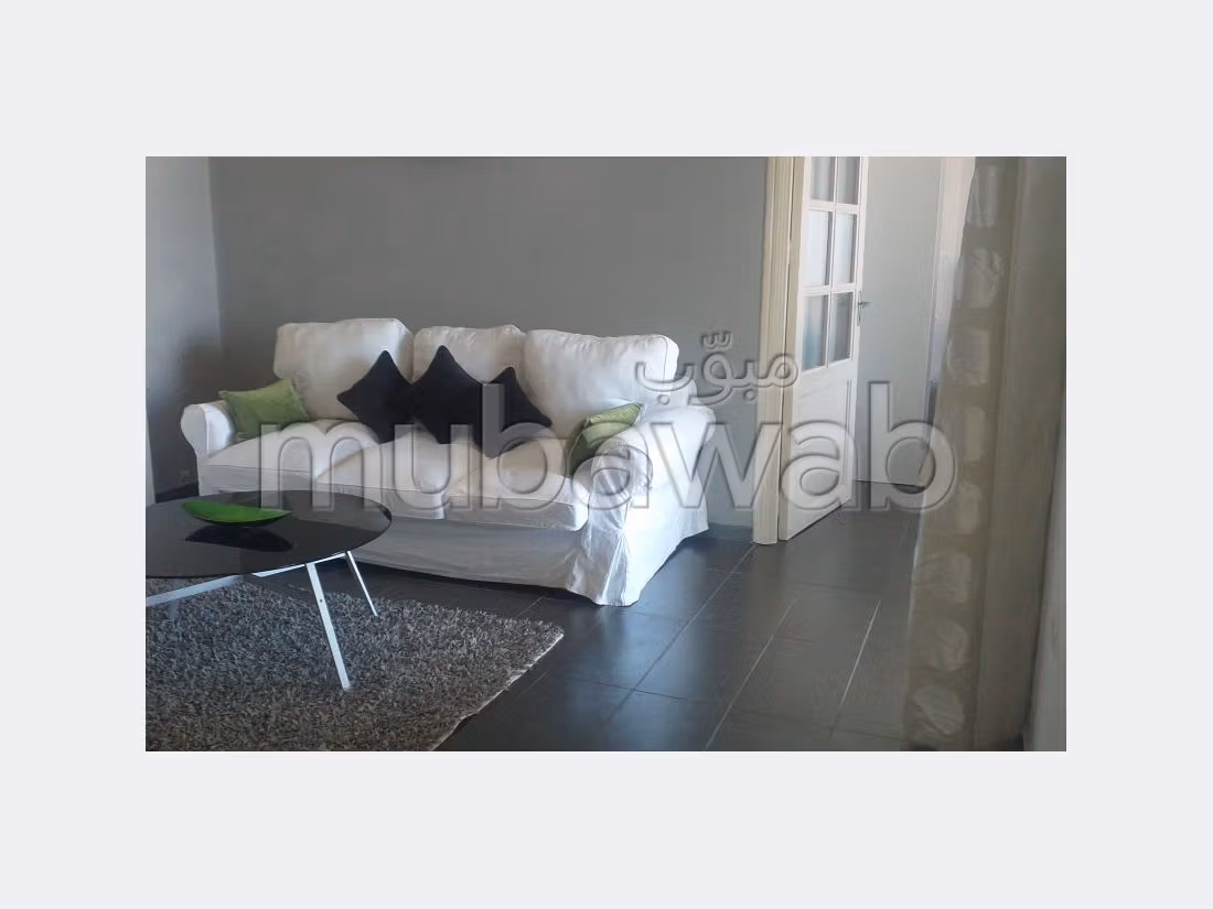 Appartement a louer a tanger avec terrasse vue mer
