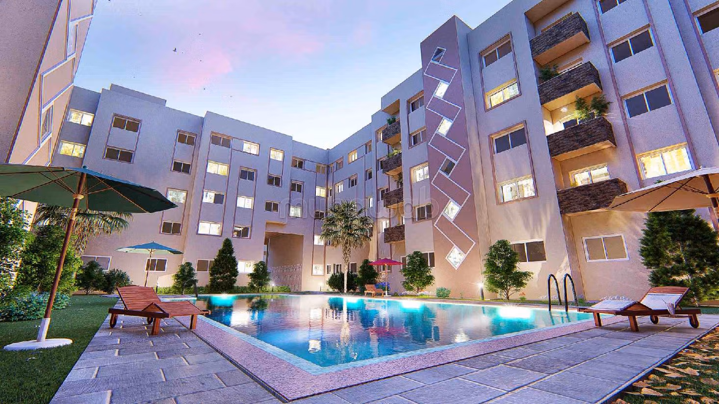 Apartement de 95m² en vente, Résidence El Yassamine