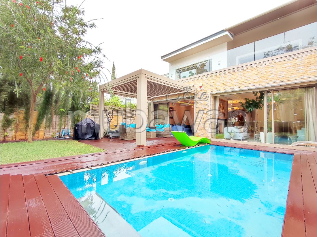 Incroyable Villa à vendre Sur Palmeraie, Bouskoura Mubawab