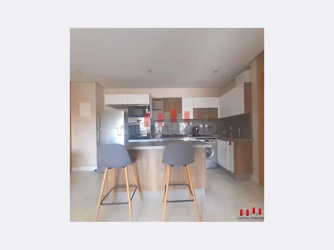 Flat for rent in Val Fleury. Large area 56 m². Boiler. 