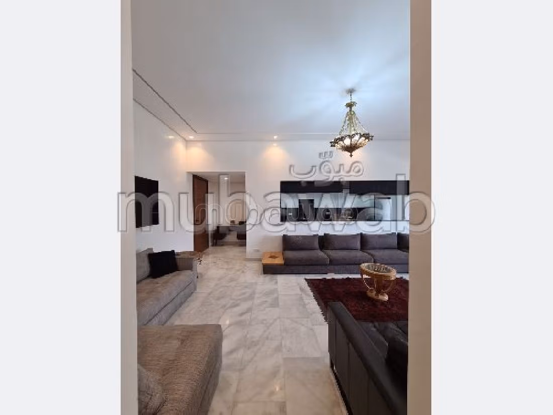 Rent an apartment in Casablanca Finance City. 2 beautiful rooms. New furniture. 