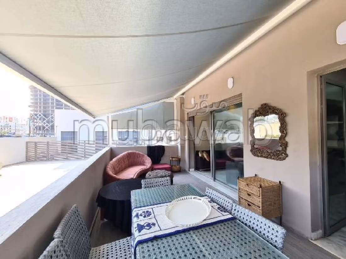 Rent an apartment in Casablanca Finance City. 2 beautiful rooms. New furniture. 