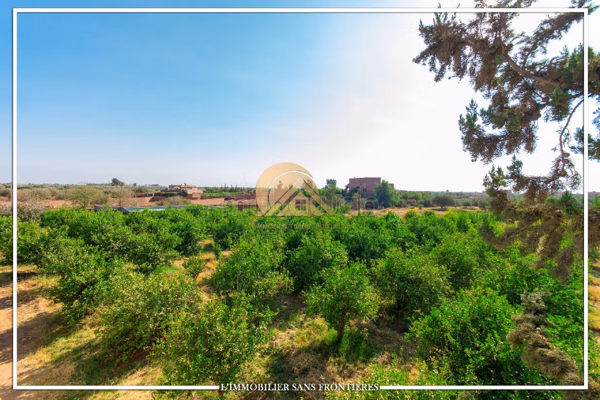 مزرعة ممتازة للبيع طريق فاس ب. المساحة 34609 م². 