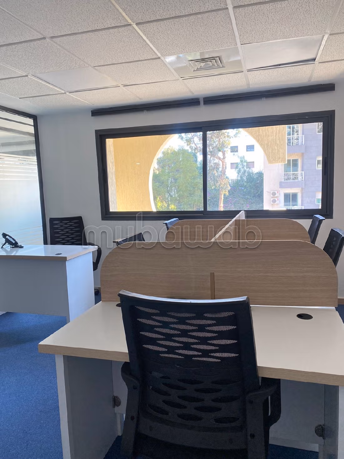 Offices for rent in Agdal. Area of 900 m². Secured door and central heating