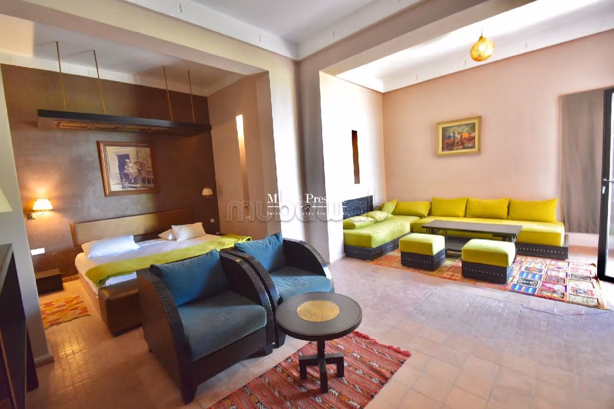 Fabulous house for sale in Route de l'Ourika. 11 beautiful rooms. Large terrace