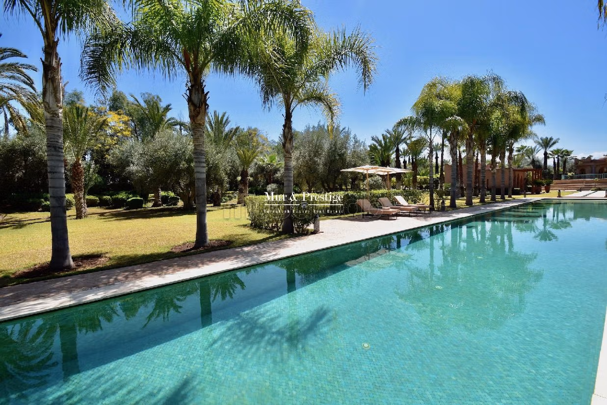Palais en vente à Marrakech sur 4 hectares Agence Immobilière