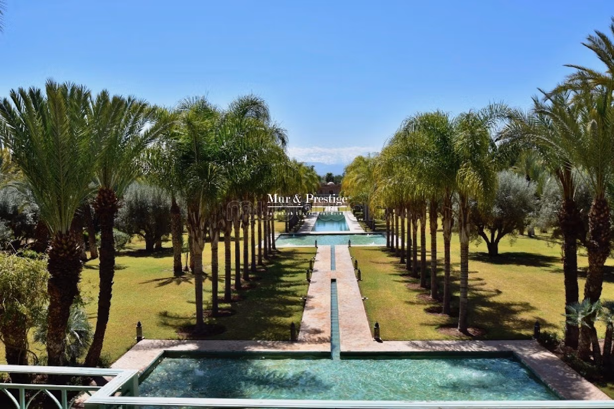 Palais en vente à Marrakech sur 4 hectares Agence Immobilière