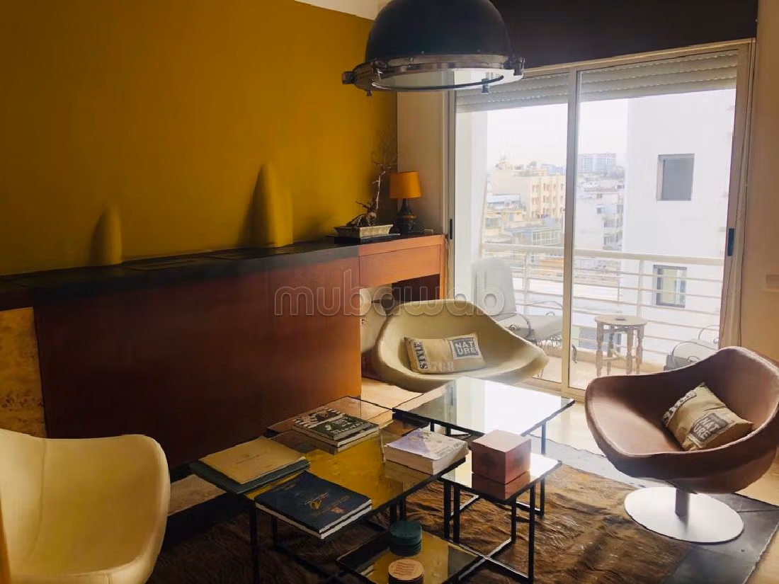 Offices for rent in Anfa. Total area 120 m². Well furnished. 