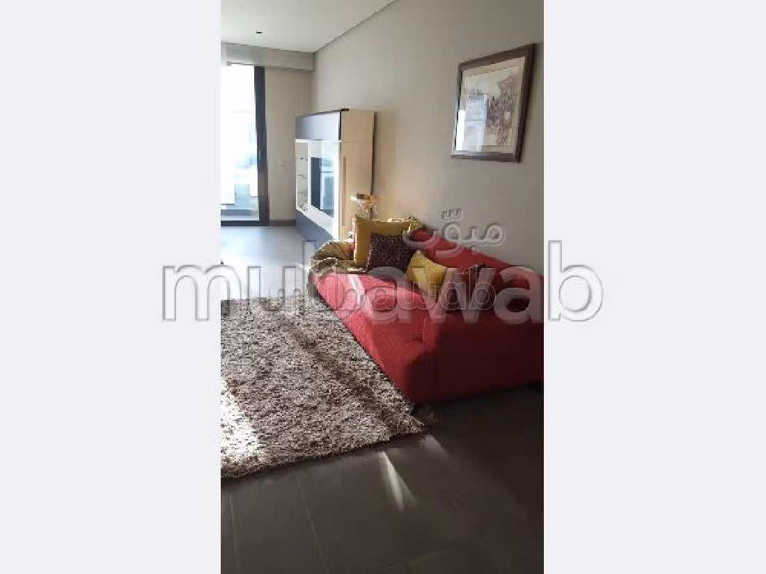 Affitto di uno splendido appartamento a Ain Diab. Superficie di 160 m². arredato. 