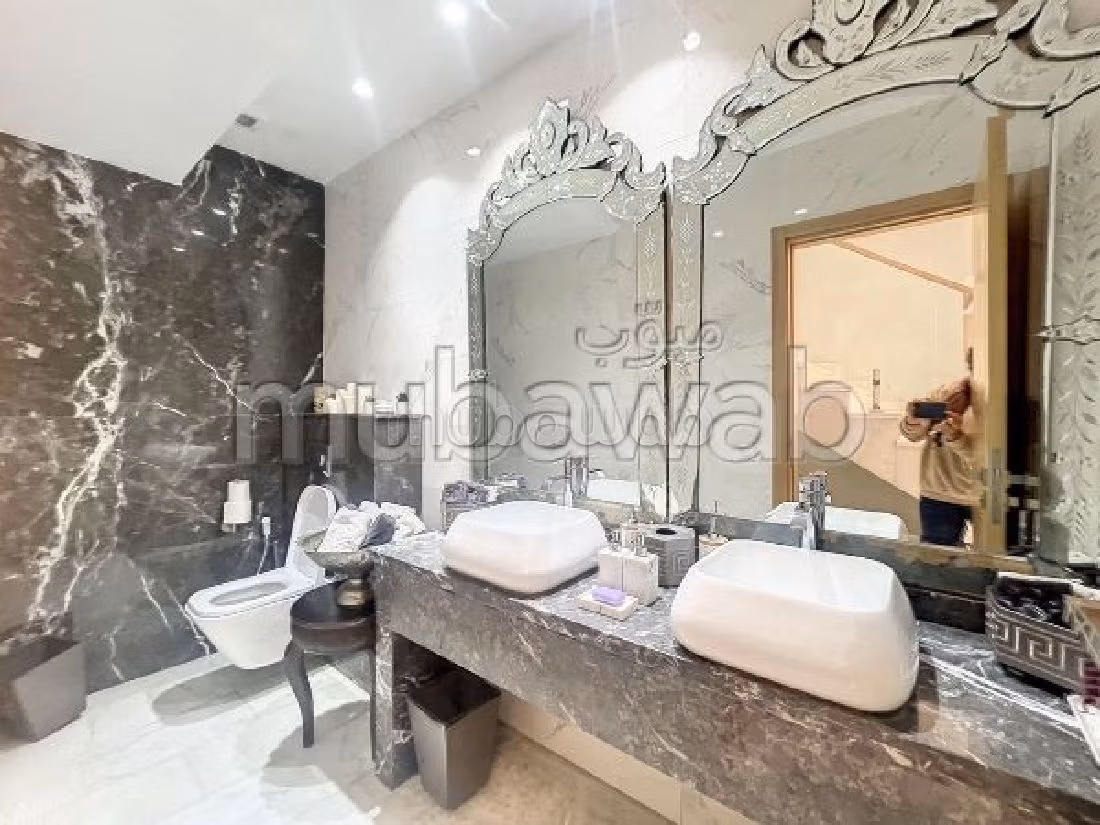 Sublime Villa jumelée à louer sur Bouskoura Ville Verte, disponible le 1er Juillet 2025