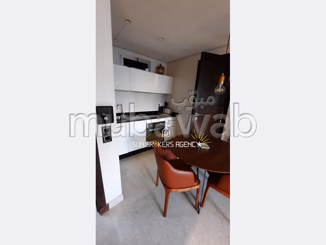 Affitto di uno splendido appartamento a Palmier. Superficie 65 m². Arredato