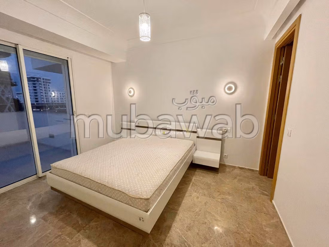 Huurappartementen in Casablanca Finance City. Totale oppervlakte 71 m². Gemeubileerd