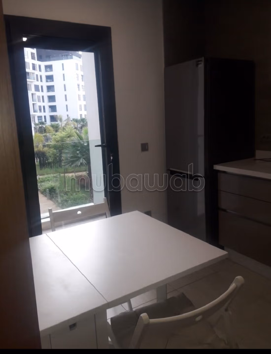 Great apartment for rent in Casablanca Finance City. 3 large rooms. With lift and terrace.