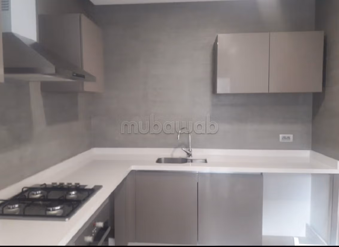 Great apartment for rent in Casablanca Finance City. 3 large rooms. With lift and terrace.