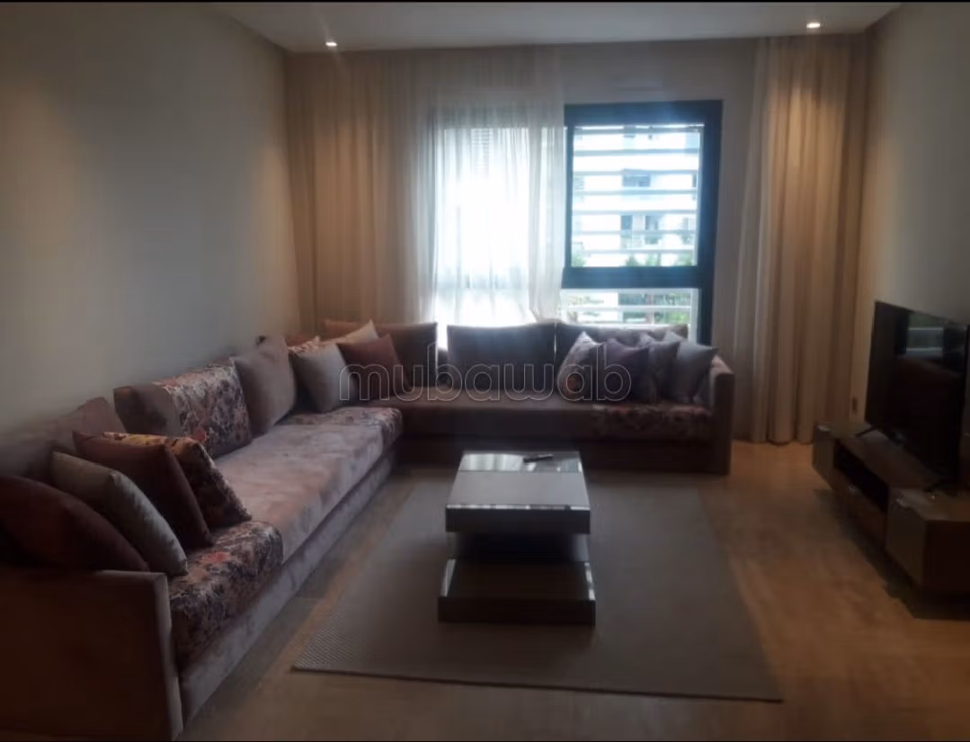 Great apartment for rent in Casablanca Finance City. 3 large rooms. With lift and terrace.