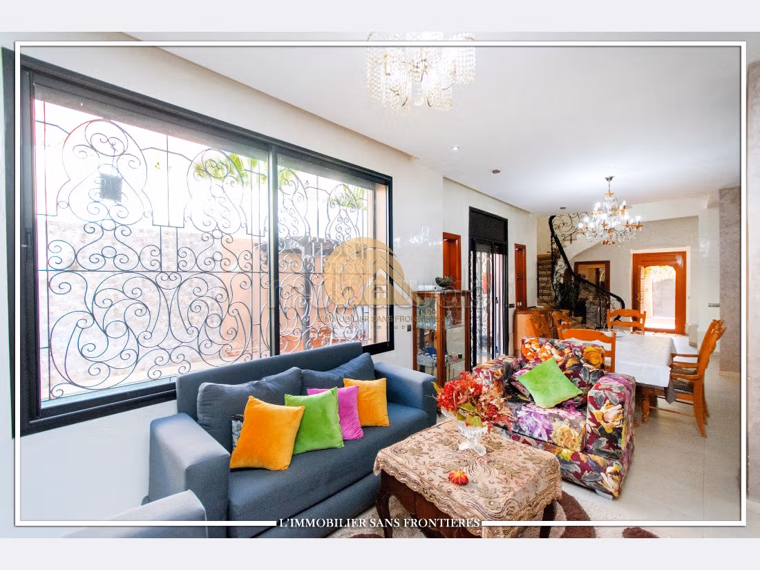 Villa meublée 350m² à louer, Targa Marrakech
