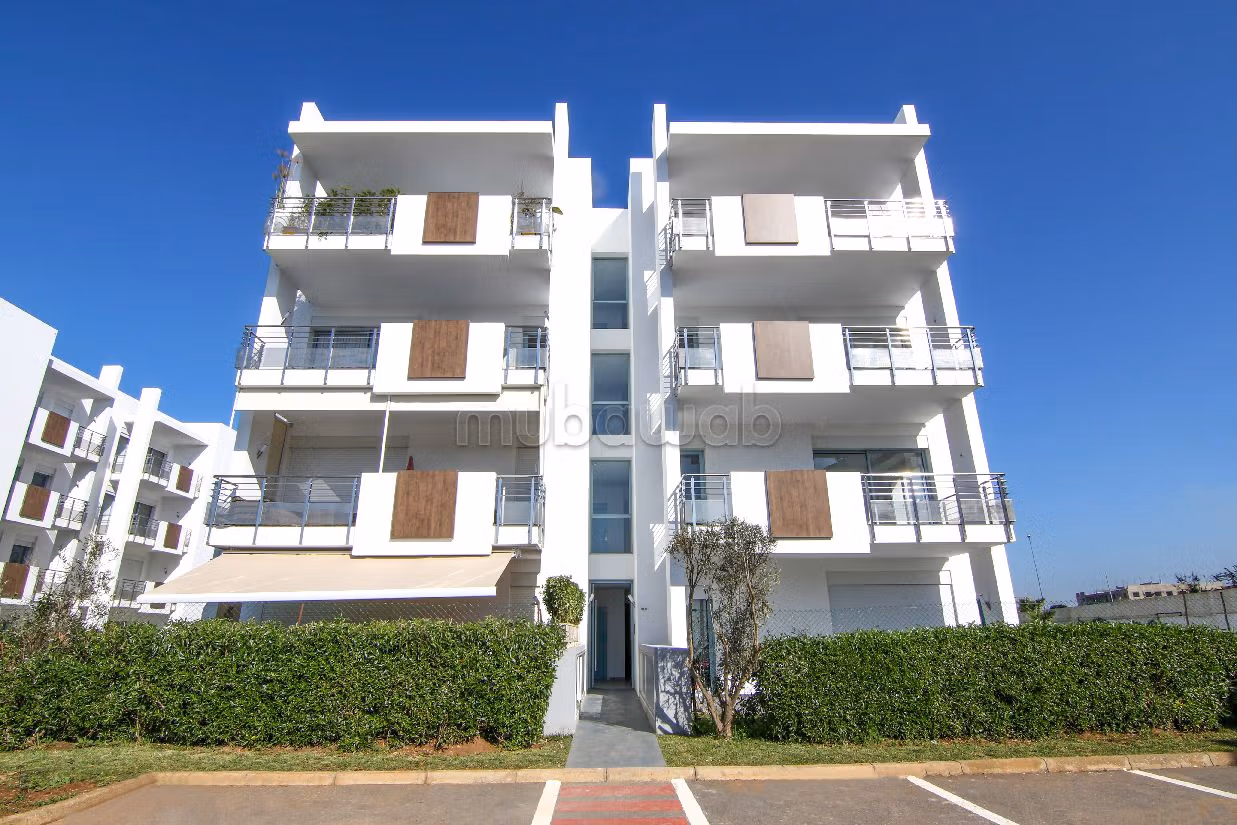 Appartementen kopen in Plage Oued Cherrat. 2 Kamers. Zwembad en airconditioning. 