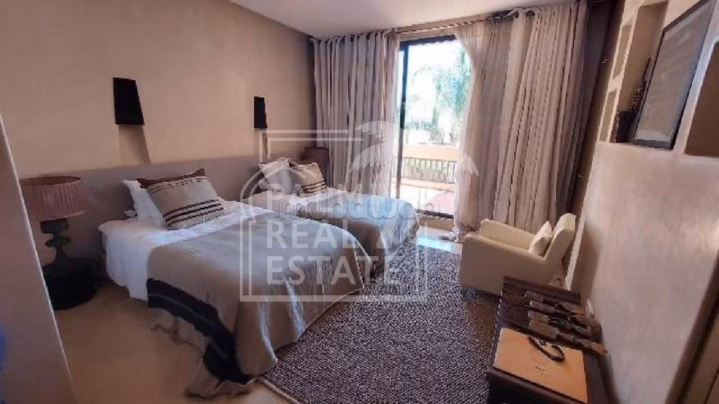 Affitta questo riad a Amelkis. Superficie totale 470 m². Giardino e terrazzo. 