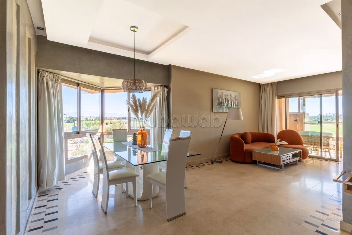 Location d'un appartement à Agdal. Surface totale 80 m². Fenêtres avec double vitrage et porte blindée — 5