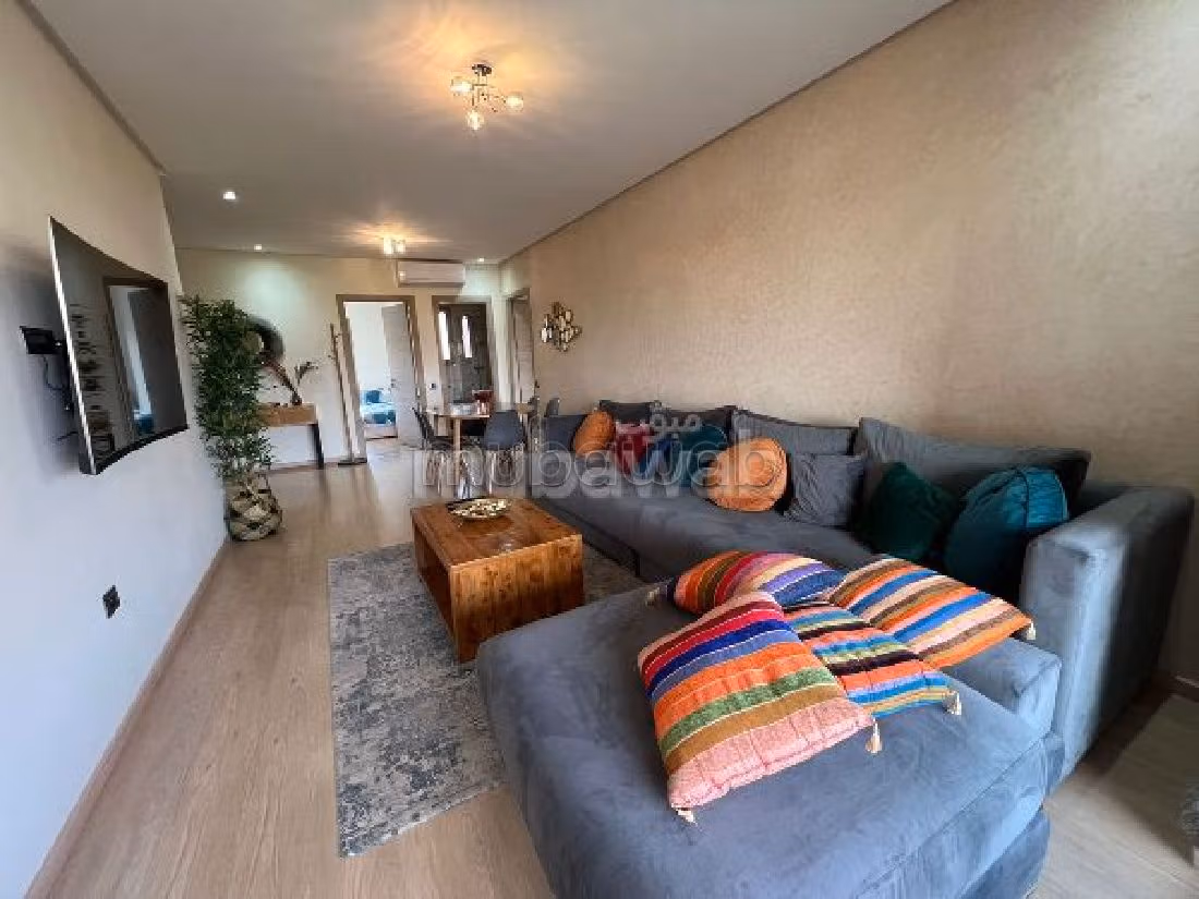 Nu huren: appartementen in Agdal. Totale oppervlakte 80 m². Beveiligingssyeem en verstevigde deur.