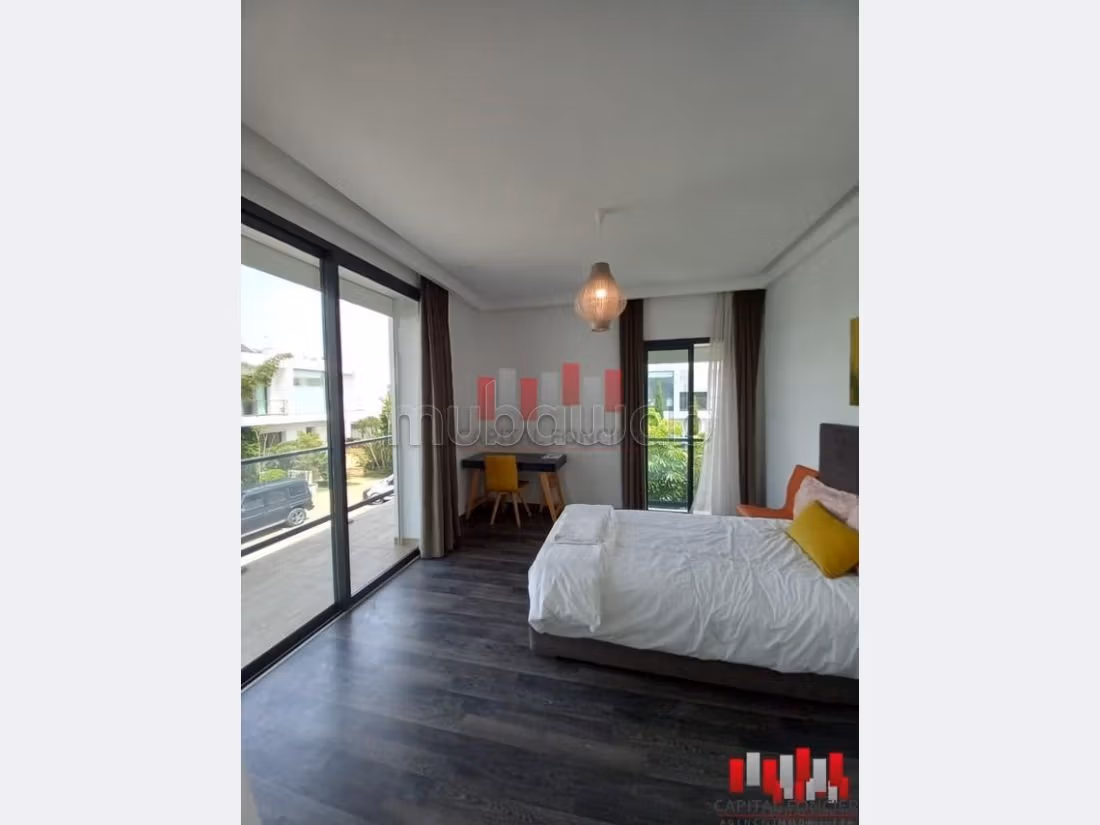 Dar bouazza /belle villa meublee en residence fermee