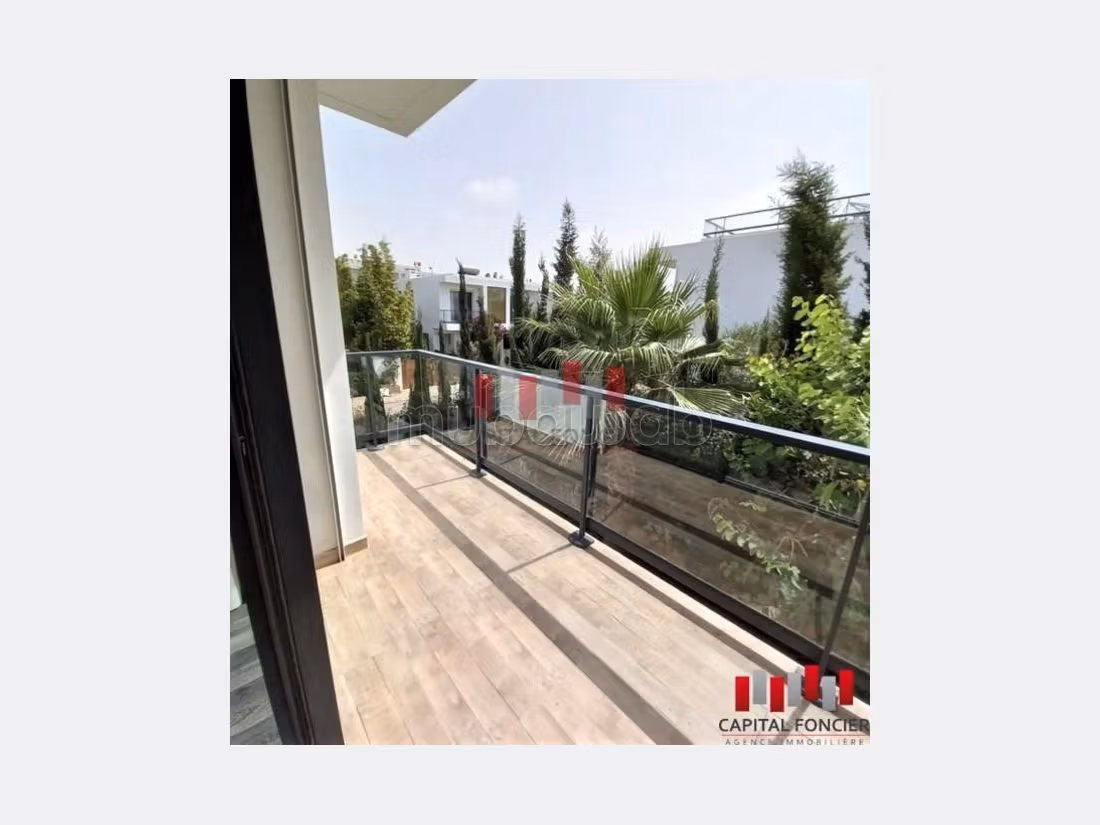 Dar bouazza /belle villa meublee en residence fermee