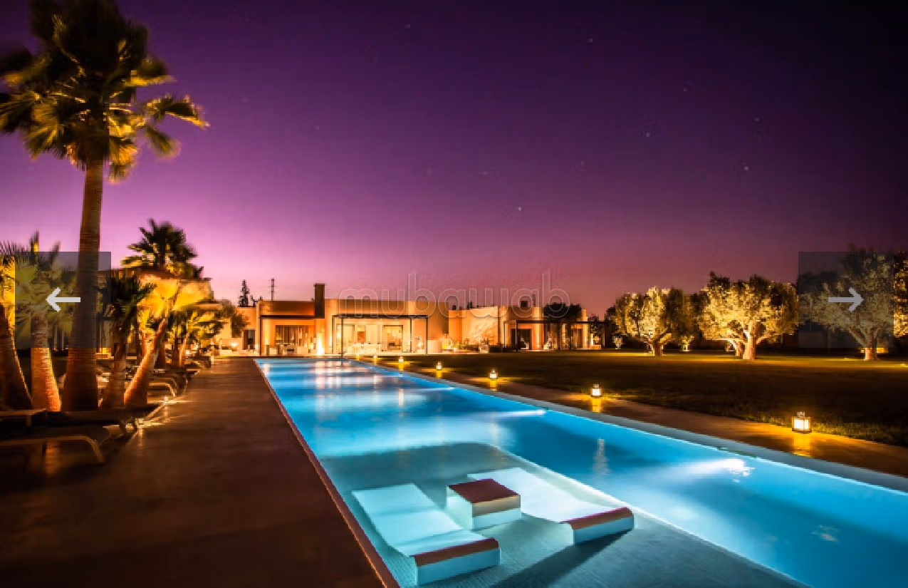 Villas y casas de lujo en alquiler en Route Amizmiz. Gran superficie 6000 m². Estancia 3.