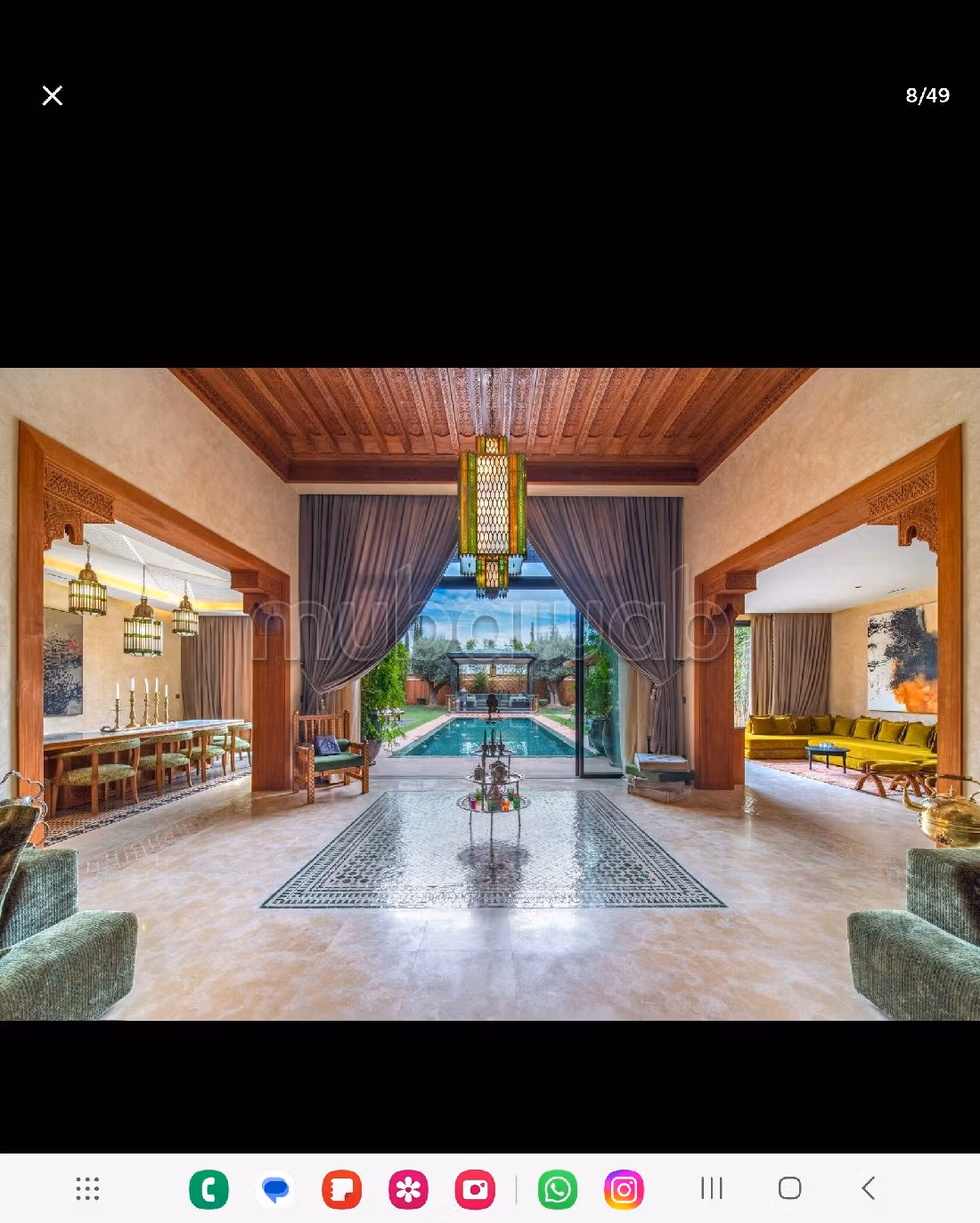 Offices & shops for sale in Route de Meknes. Dimension 900 m².